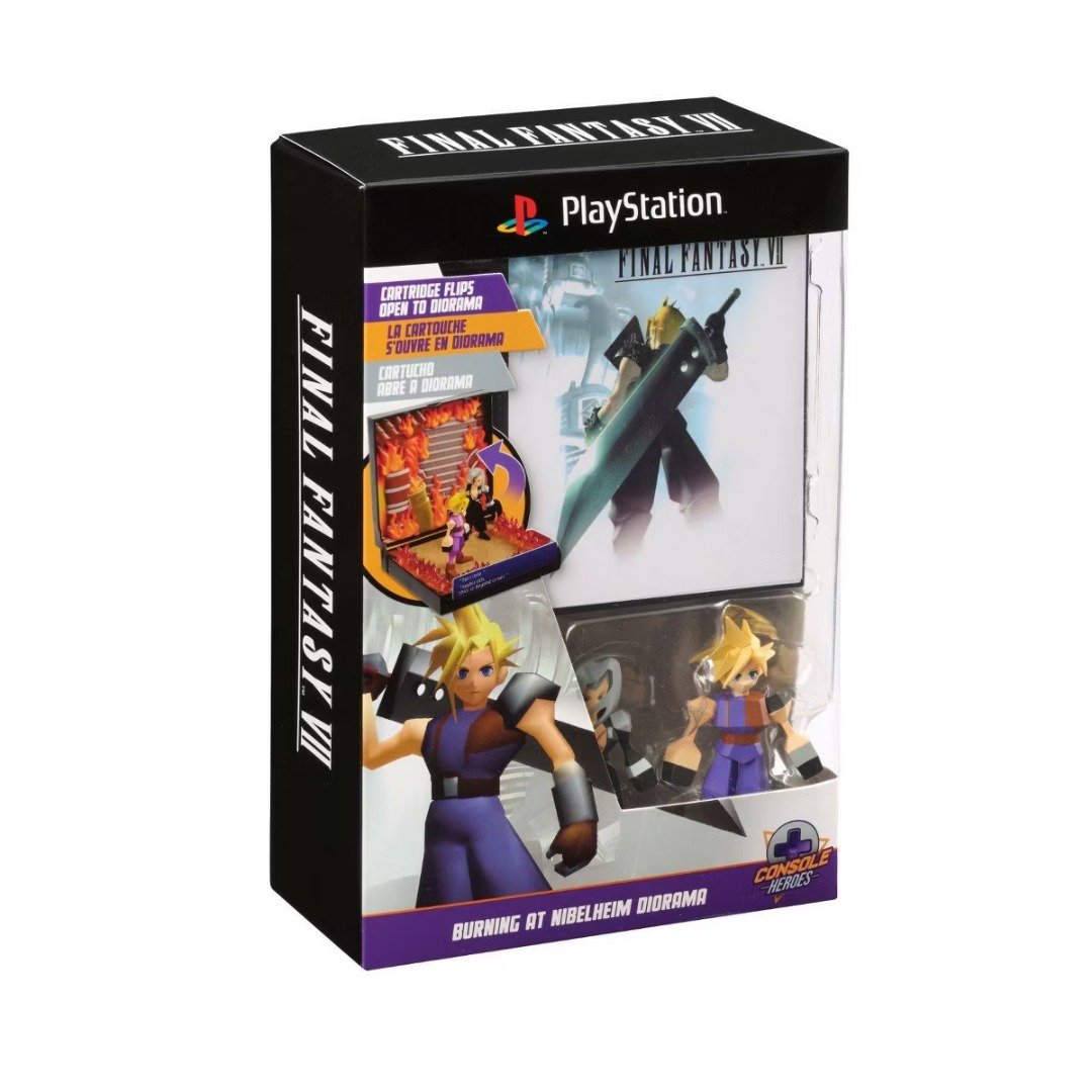 Console Heroes Final Fantasy VII diorama packaging