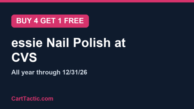 essie buy 4 get 1 free at CVS