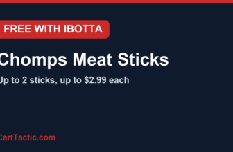 Free Chomps meat sticks with Ibotta