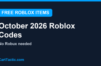 Free Roblox codes for October 2026