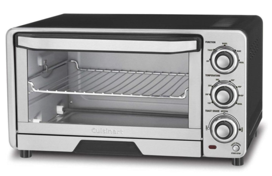 Cuisinart TOB-40 Custom Classic Toaster Oven and Broiler, stainless steel