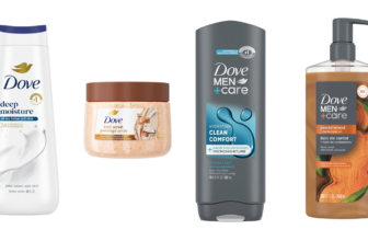 Dove and Dove Men+Care body wash stacks at CVS