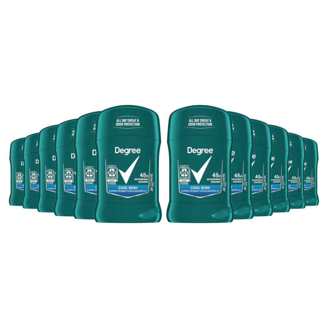 Degree Men Protection Antiperspirant Deodorant Cool Rush 1.7 oz 12-pack
