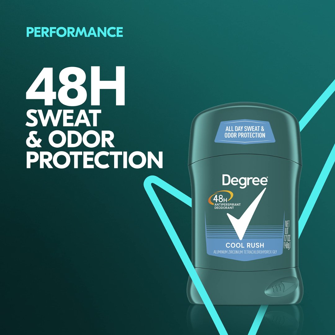 Degree Men Protection Antiperspirant Deodorant Cool Rush 1.7 oz 12-pack
