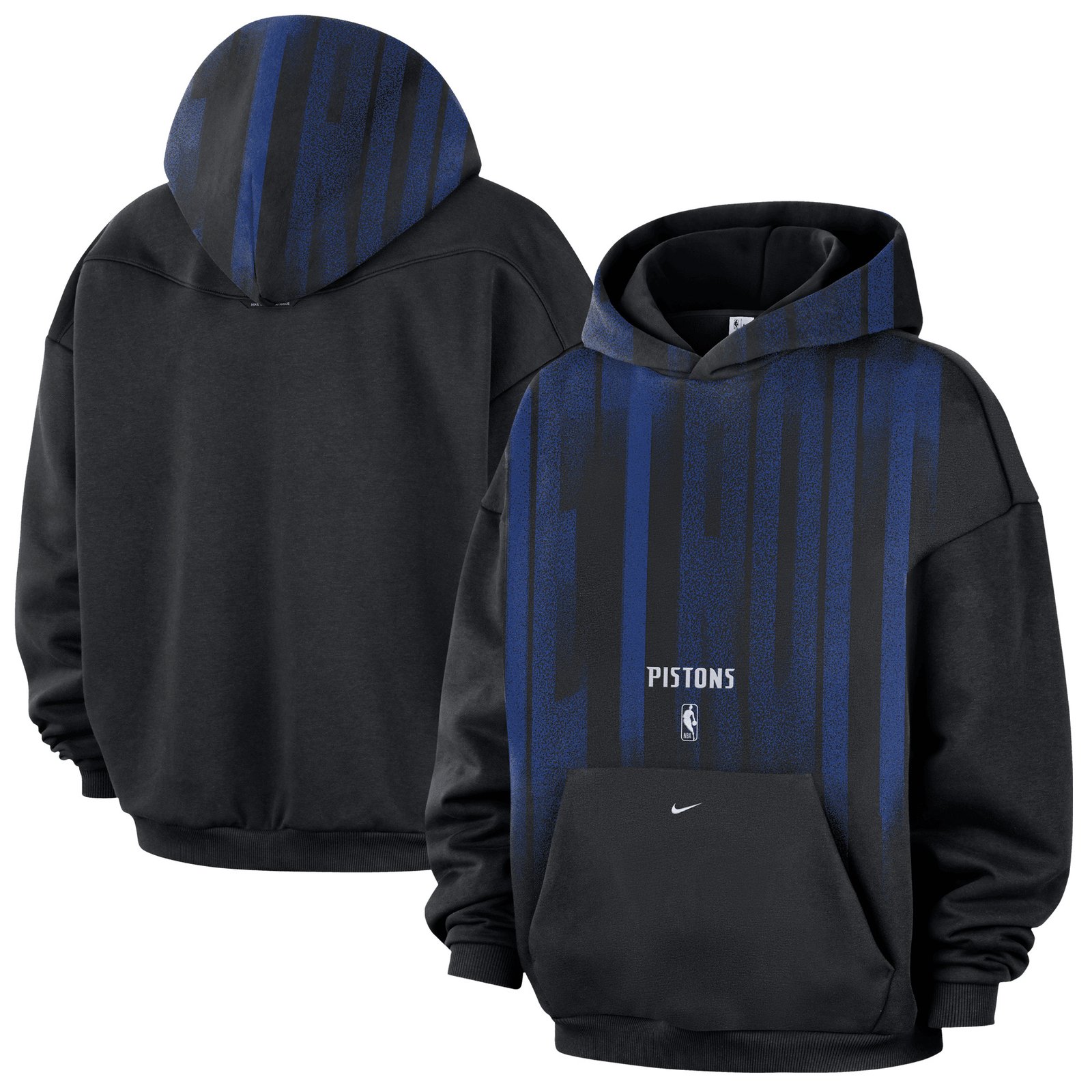 Detroit Pistons Nike 2026/27 Standard Issue Game Theater Team Fleece Hoodie