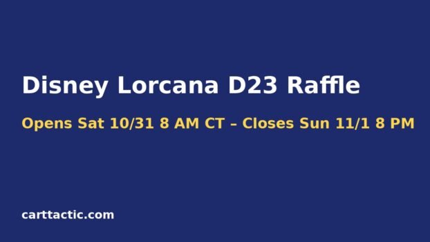 Disney Lorcana D23 raffle