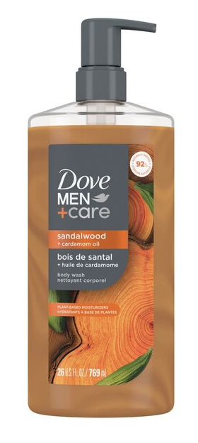 Dove Men+Care Sandalwood + Cardamom Body Wash 26 oz