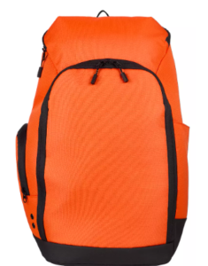 DSG Sport Backpack orange athletic backpack front studio