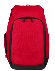 DSG Sport Backpack red athletic backpack front studio