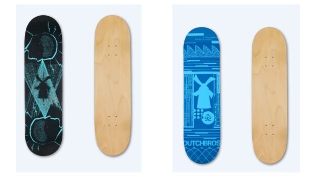 Dutch Bros Mindshare and A Better World skateboard decks