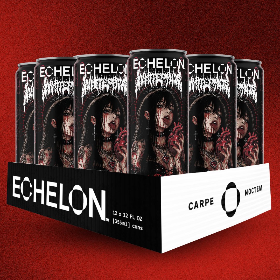 Echelon Goth Girl Blood energy drink 12-can case