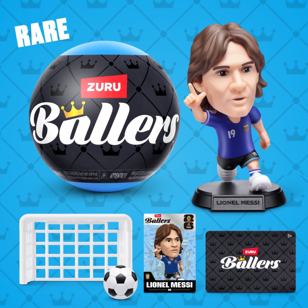 Rare Lionel Messi FIFA Ballers capsule set