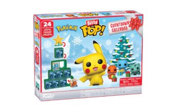 Funko Bitty POP! Countdown Calendar Pokemon box with Pikachu, Charmander, Squirtle and Bulbasaur