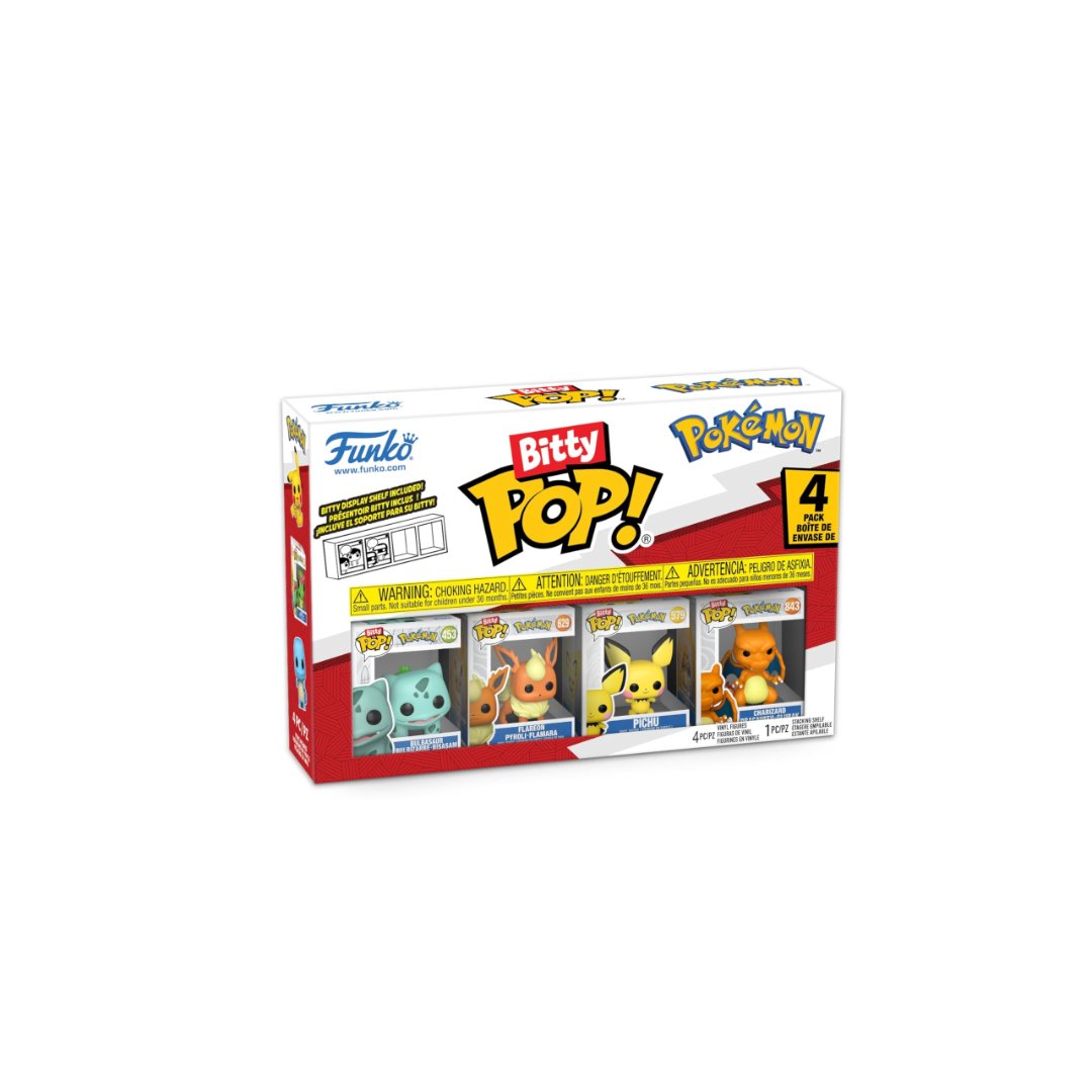 Funko Bitty POP! Pokémon 4-Pack box front