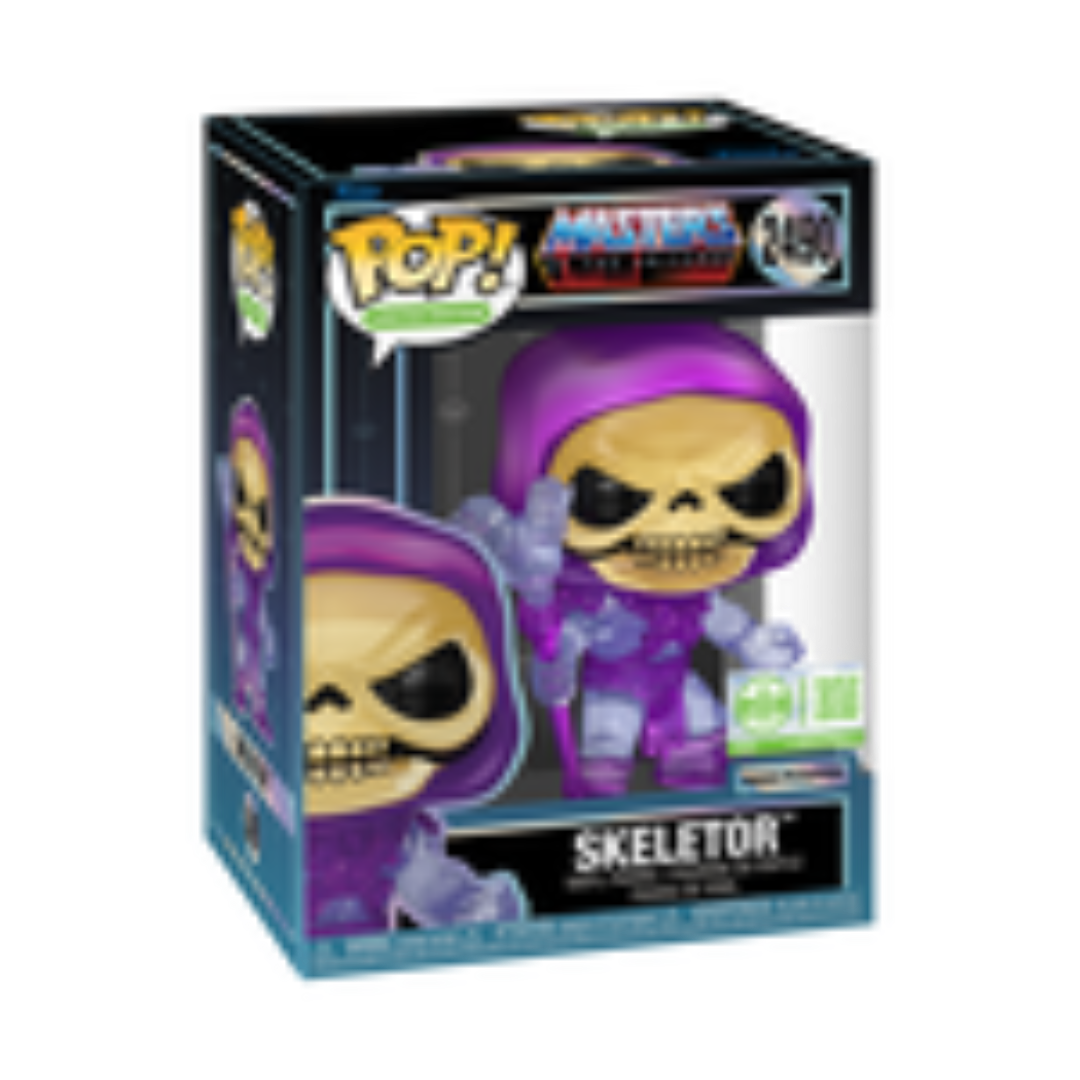 Funko Pop! Skeletor Translucent with Pop! Protector Masters of the Universe 2490