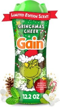 Gain In-Wash Scent Booster Beads Grinchmas Cheer 12.2 oz