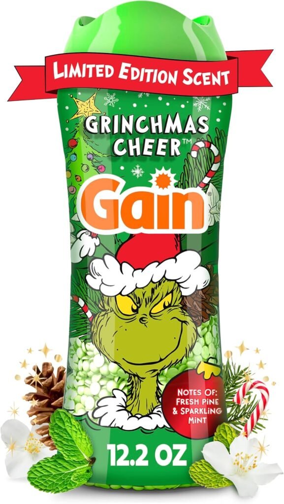 Gain In-Wash Scent Booster Beads Grinchmas Cheer 12.2 oz