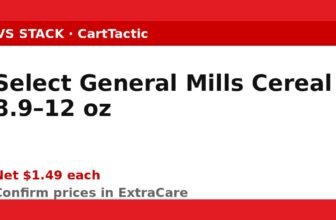 Select General Mills Cereal 8.9–12 oz (buy 2)