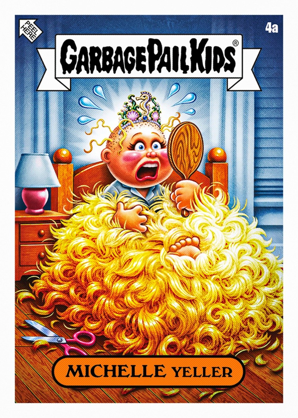 Michelle Yeller card, 2026 Garbage Pail Kids Halloween