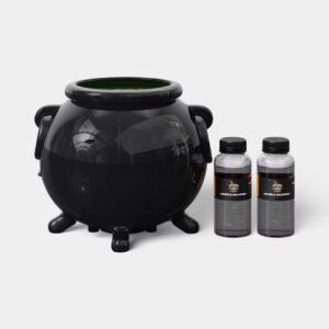 Hyde & EEK! Cauldron Bubble Blower with two 8 oz bubble solution bottles