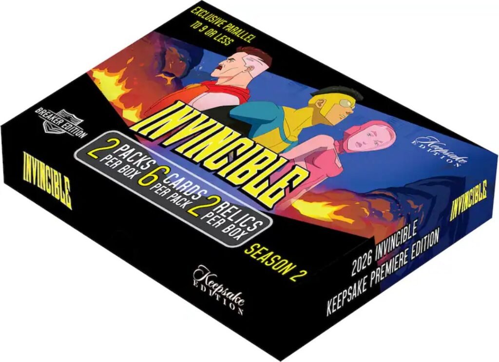 2026 Invincible Season 2 Keepsake Premiere Edition Breaker Box