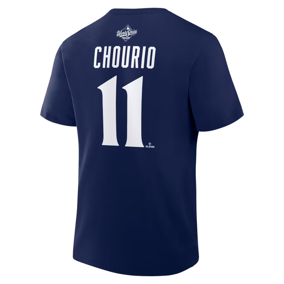 Chourio #11 Brewers World Series tee, back