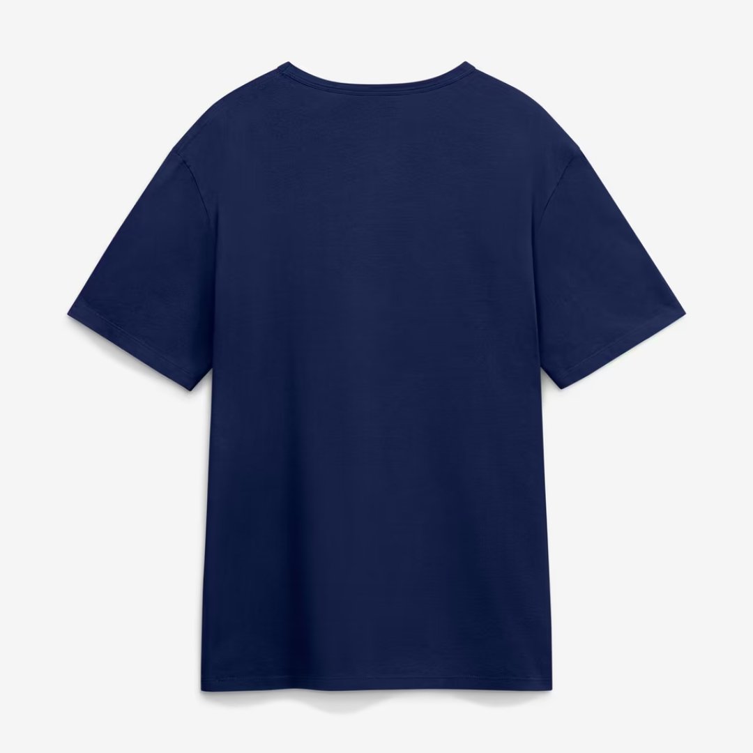 Jake Bauers Brewers NLCS MVP navy tee, back