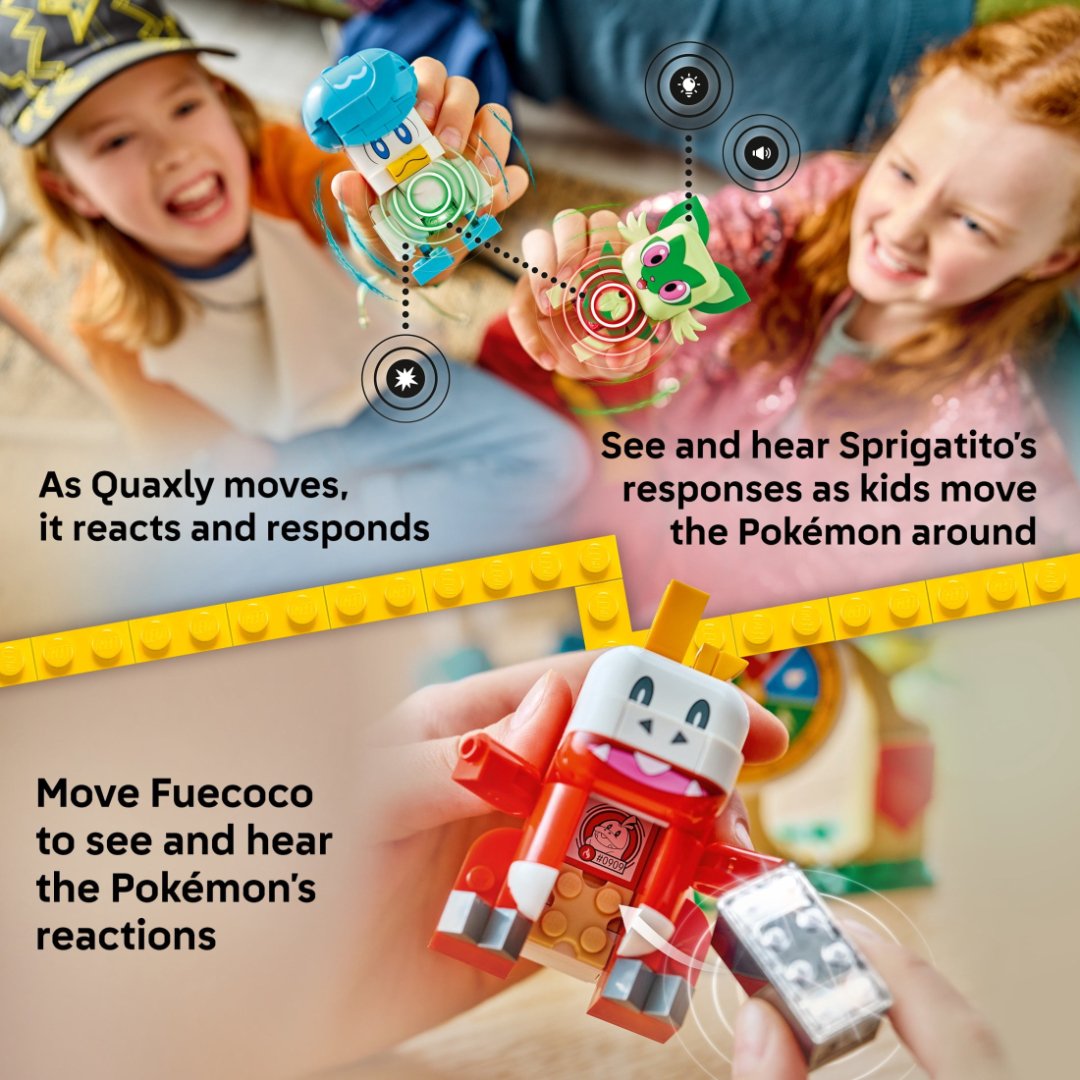 SMART Play reactions as kids move the Pokemon