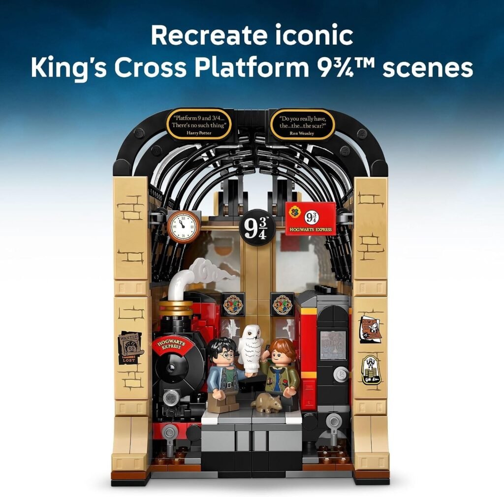 LEGO Harry Potter Book Nook: Hogwarts Express 76450 Platform 9 3/4 scene