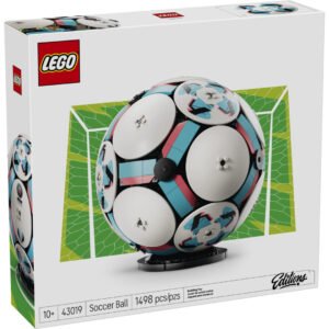 LEGO Editions Soccer Ball 43019 retail box with built ball on the front