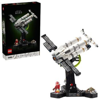 LEGO Icons Project Hail Mary 11389 box and built spacecraft model