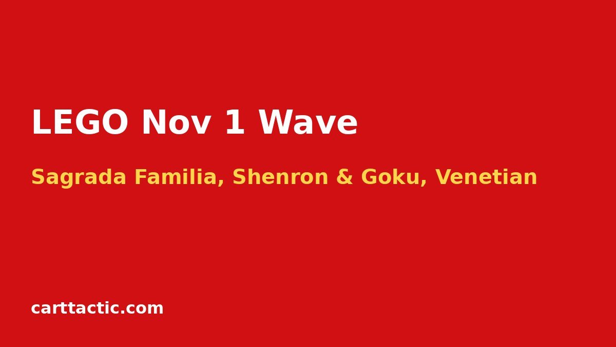 LEGO November 1 2026 new sets