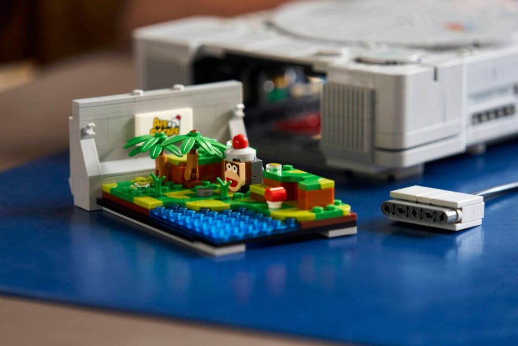 LEGO PlayStation Ape Escape diorama