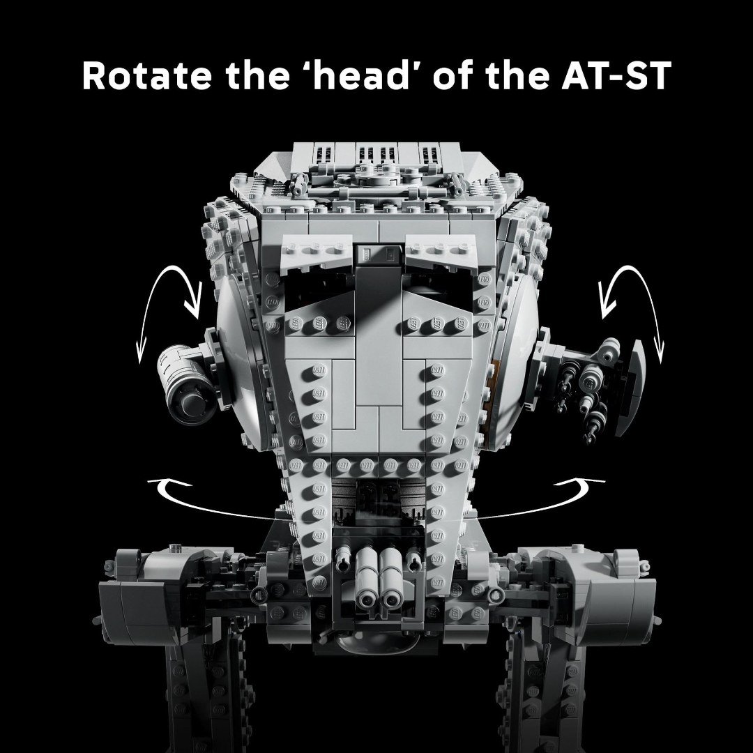LEGO AT-ST Walker 75417 rotating head