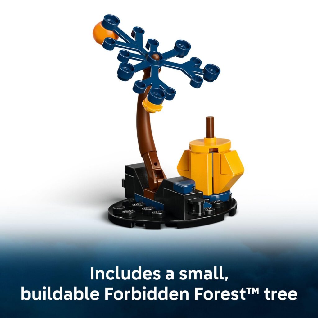 Buildable Forbidden Forest tree from LEGO 76458