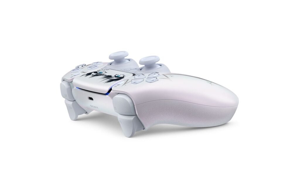DualSense LISA Limited Edition controller, angled view with star details