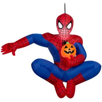 Marvel Spider-Man with pumpkin 4.5 ft airblown Halloween inflatable