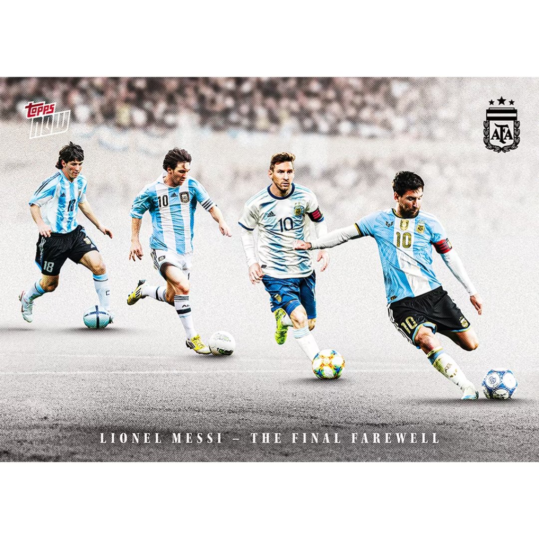 Messi Final Farewell Topps NOW card 2