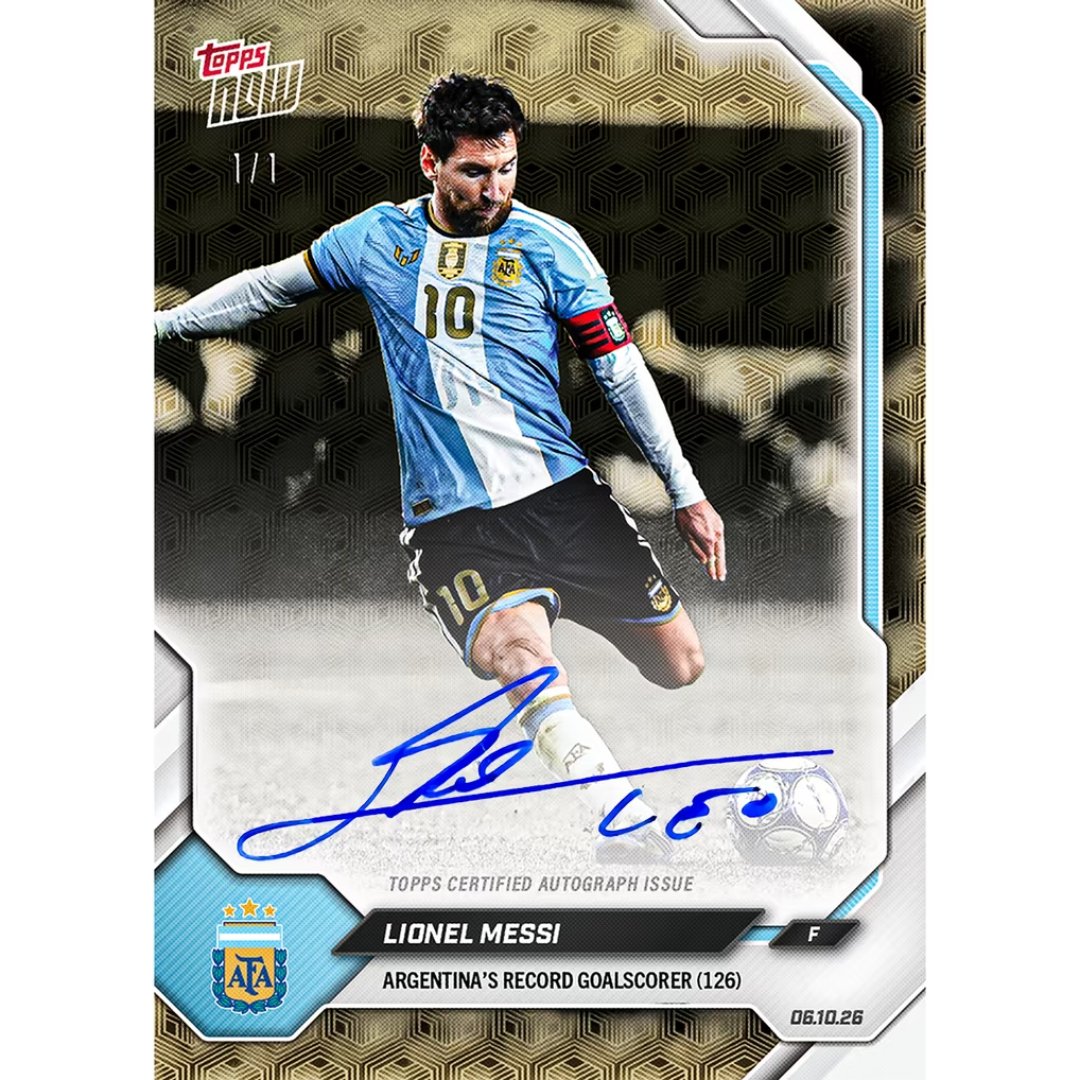 Messi Final Farewell Topps NOW card 4