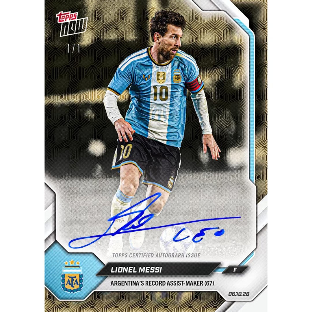 Messi Final Farewell Topps NOW card 5
