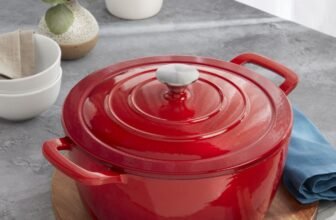 Mingle & Co 7-Qt Enameled Cast Iron Dutch Oven $35.61 at Kohl’s