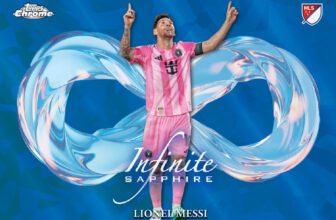 2026 Topps Chrome Sapphire MLS Lionel Messi Inter Miami CF Infinite Sapphire card