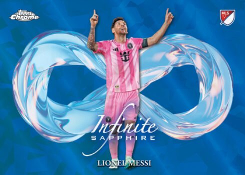 2026 Topps Chrome Sapphire MLS Lionel Messi Inter Miami CF Infinite Sapphire card