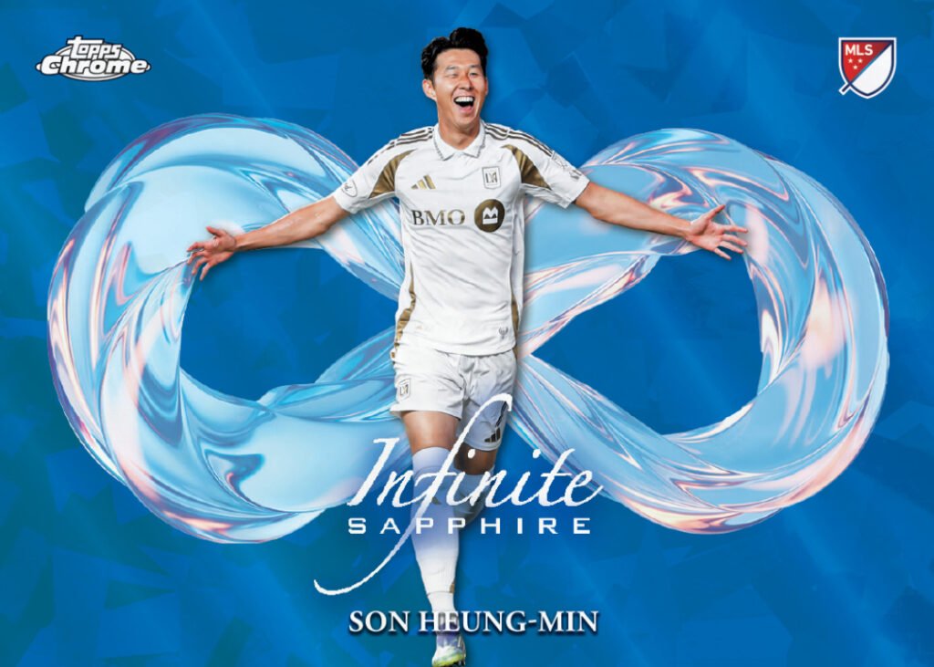 2026 Topps Chrome Sapphire MLS Son Heung-Min LAFC Infinite Sapphire card
