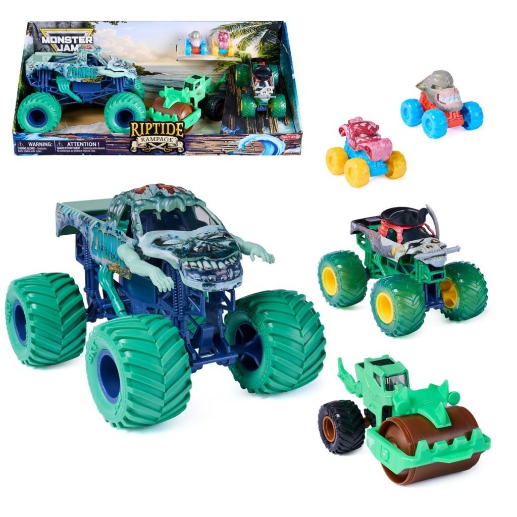 Monster Jam Riptide Rampage 5-Pack Target Exclusive toy vehicles