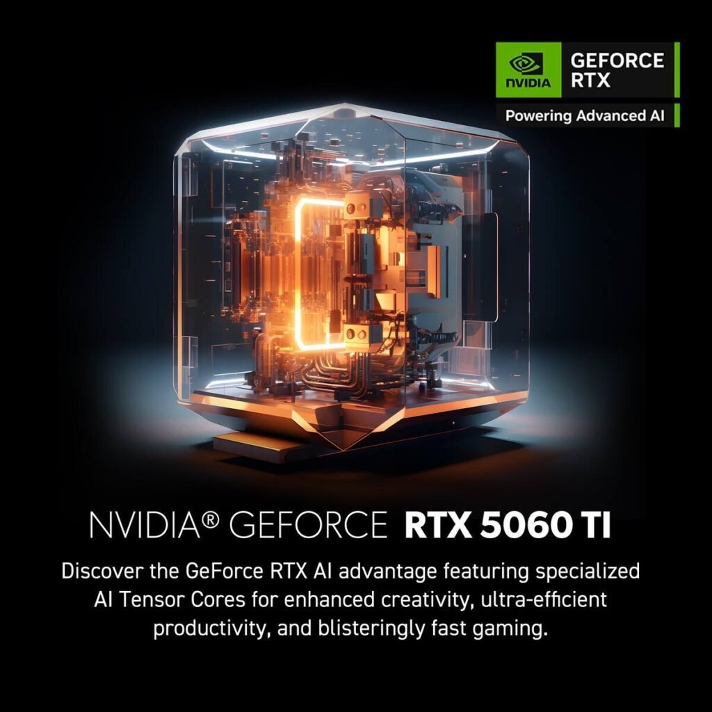 MSI Aegis R2 AI gaming desktop NVIDIA GeForce RTX 5060 Ti graphics