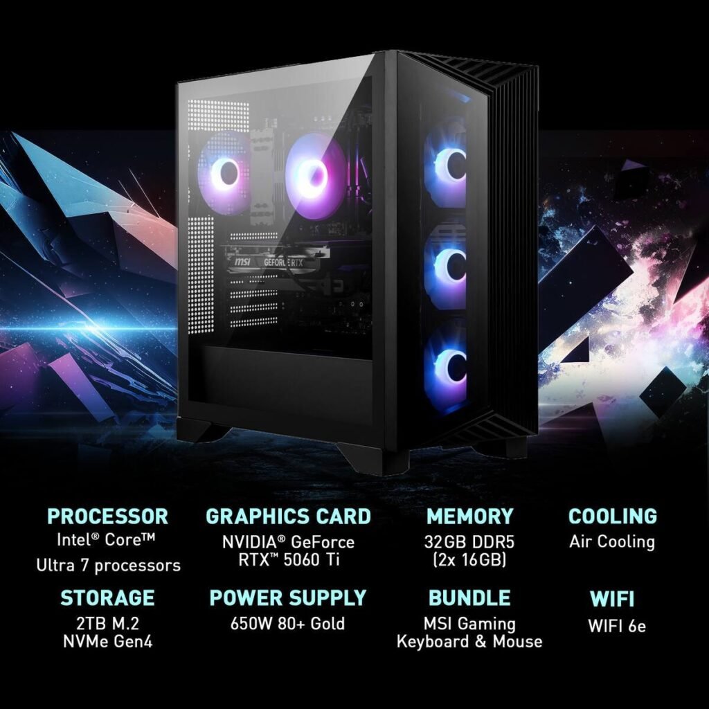 MSI Aegis R2 AI gaming desktop spec overview