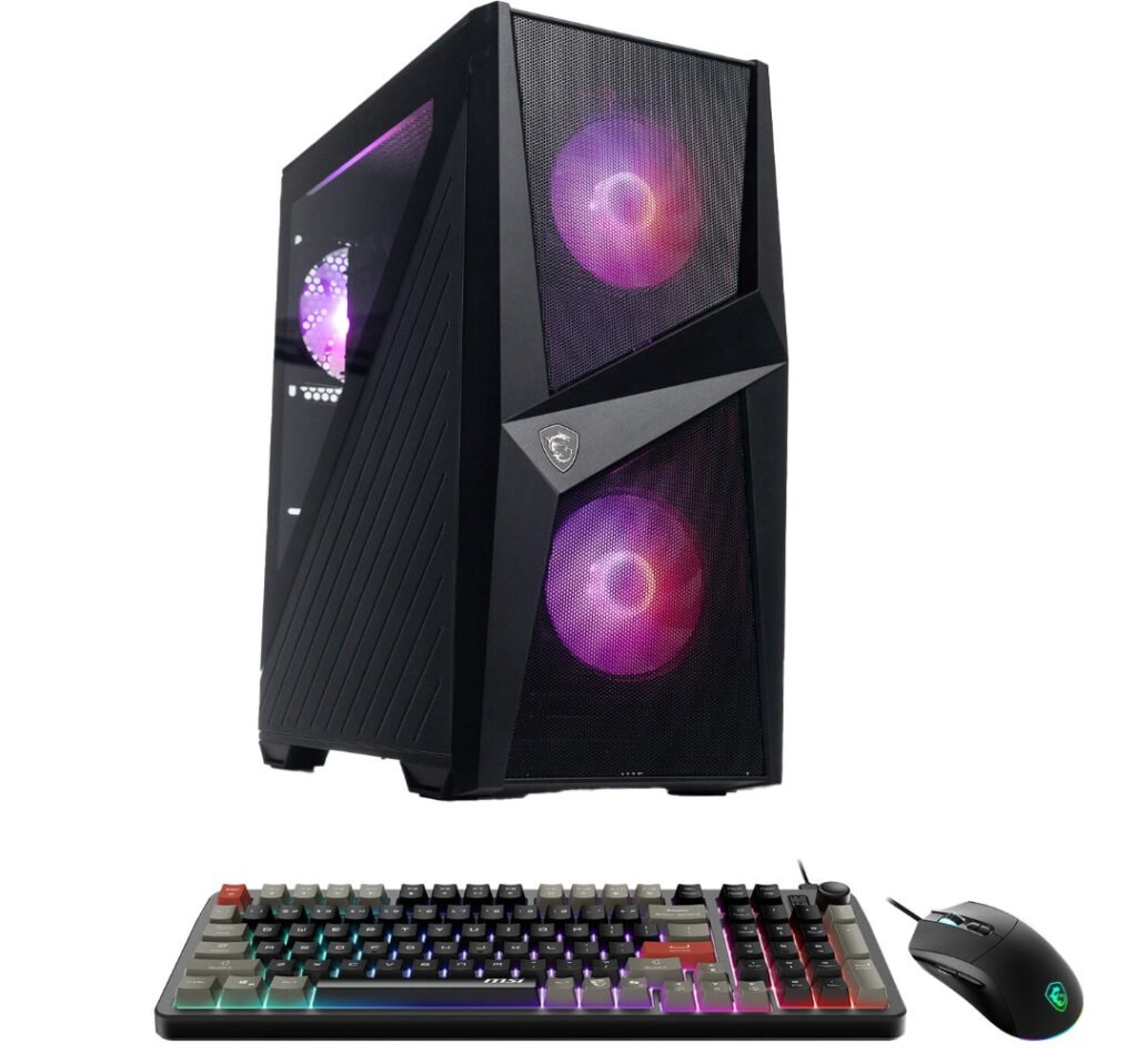 MSI Codex Z2C Gaming Desktop with MSI gaming keyboard and mouse