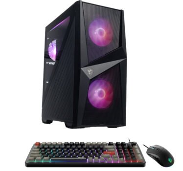 MSI Codex Z2C Gaming Desktop with MSI gaming keyboard and mouse