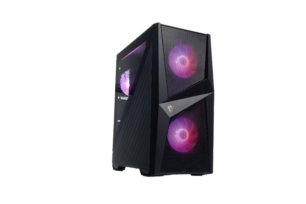 MSI Codex Z2C Gaming Desktop black tower with RGB fans